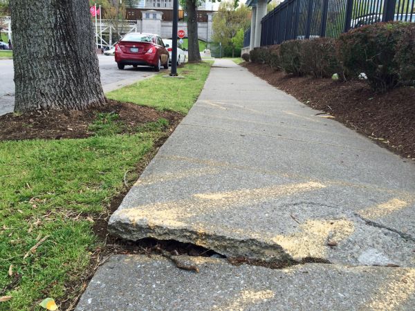 Cement Sidewalk Repair in Gallatin